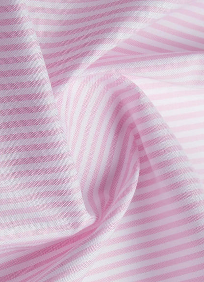 Pink Striped Oxford Shirt