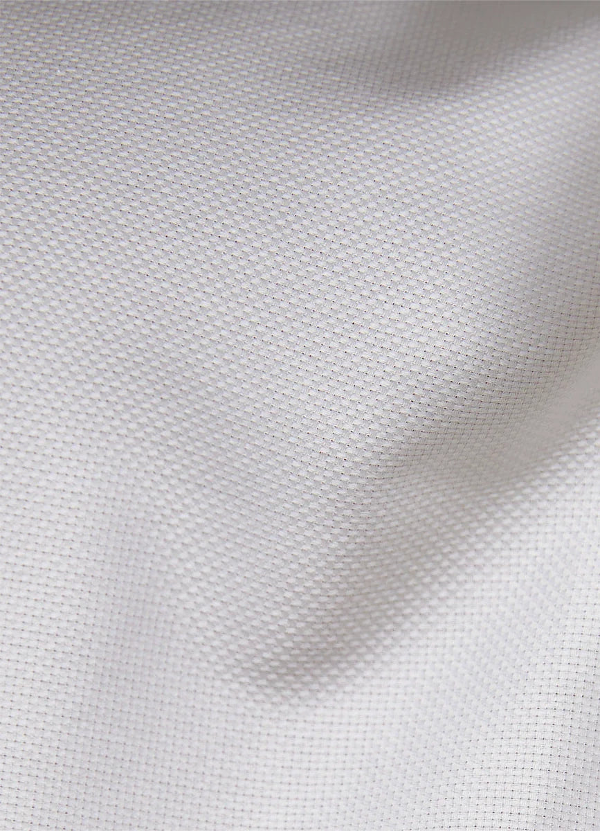White Micro Dobby Shirt